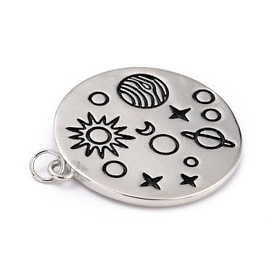Brass Enamel Pendants KK-F825-03P-1