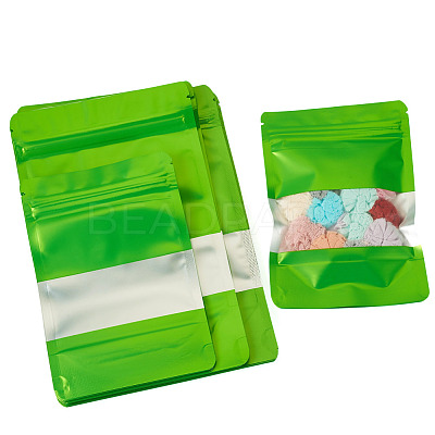 18Pcs 3 Styles PE Resealable Bags with Window OPP-TAD0001-01C-1