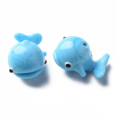 Handmade Lampwork Beads LAMP-T011-05-1