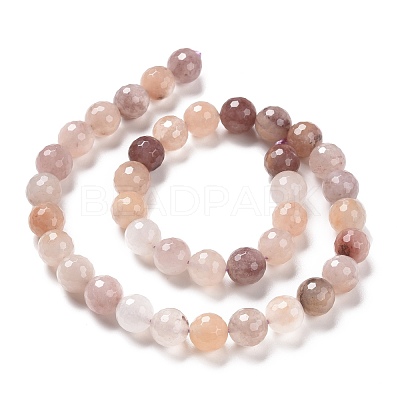 Natural Violet Strawberry Quartz Beads Strands G-E571-02C-1