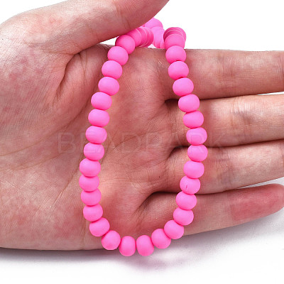 Handmade Polymer Clay Beads Strands CLAY-N008-053-03-1