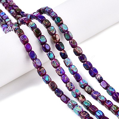 Natural Imperial Jasper Beads Strands G-N342-62D-1
