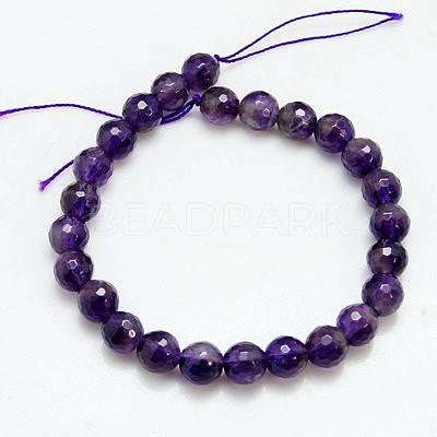 Natural Amethyst Beads Strands G-C073-12mm-3-1