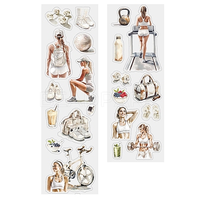 Independent Living Themes Label Paster Picture Stickers DIY-Q038-04B-1