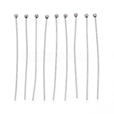 304 Stainless Steel Head Pins STAS-T065-45mm-20P-1