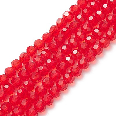 Transparent Glass Bead Strands GLAA-G013-8mm-98-1