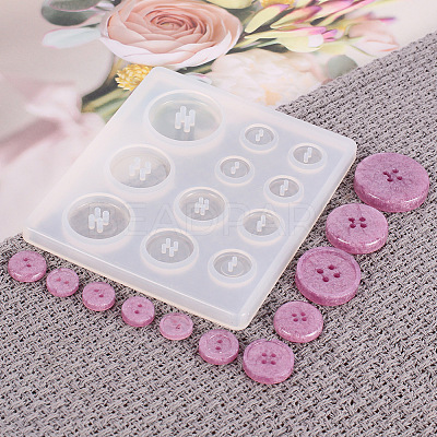 Silicone Button Molds DIY-L005-18-1