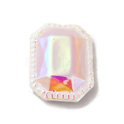 Opaque Resin Cabochons CRES-M014-25-1