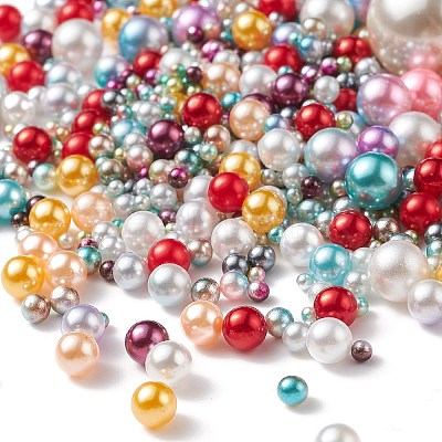 Acrylic Imitation Pearl Beads X-OACR-XCP0001-01-1