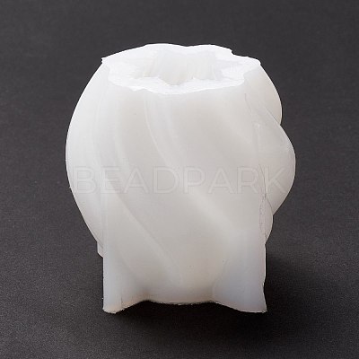 DIY Twist-shaped Candle Making Silicone Molds DIY-D057-08-1