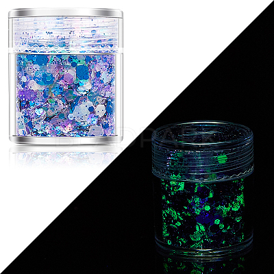Luminous Nail Art Glitter Powder LUMI-PW0004-034I-1