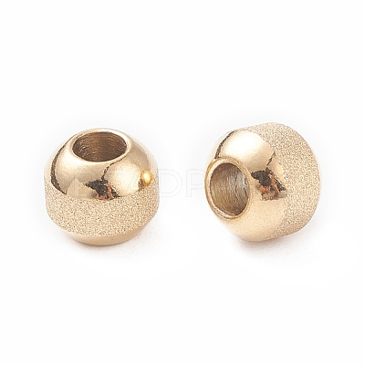Ion Plating(IP) Textured 304 Stainless Steel Beads STAS-P306-01C-G-1