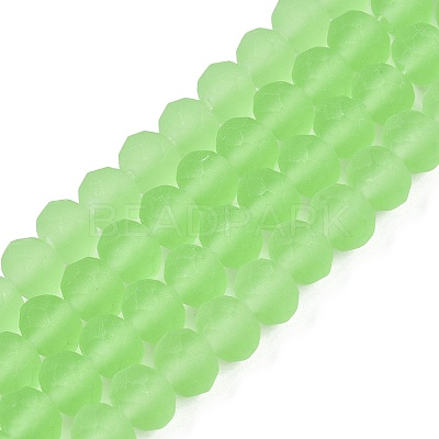 Transparent Glass Beads Strands EGLA-A044-T8mm-MD09-1
