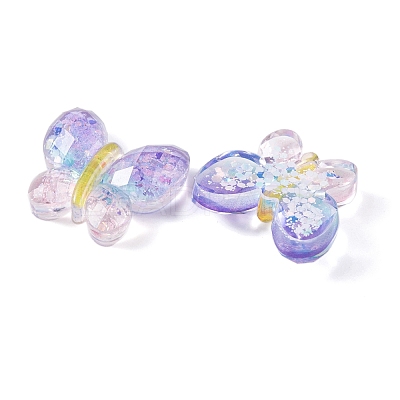 Transparent Epoxy Resin Butterfly Decoden Cabochons LS-CRES-M034-02A-1