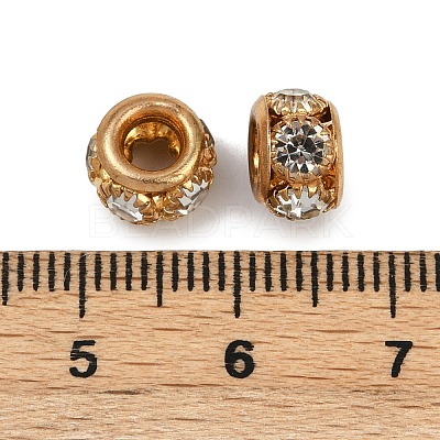 Brass Rhinestone Beads KK-U071-02A-01KCG-1