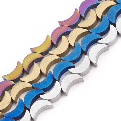 Electroplate Non-magnetic Synthetic Hematite Beads Strands G-T061-174-1