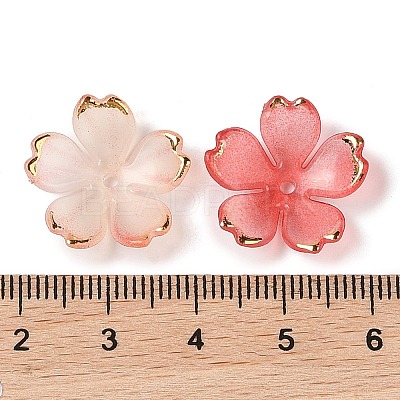 Acrylic Bead Caps X-OACR-H119-01A-1