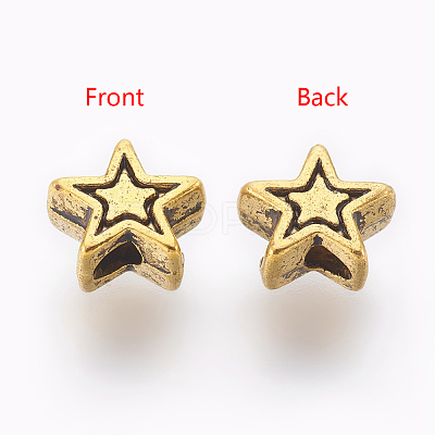 Tibetan Style Alloy Beads LS-TIBEB-01-AG-RS-1
