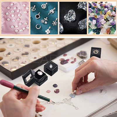 70Pcs ABS Plastic Jewelry Gift Boxes CON-WH0088-88A-02-1