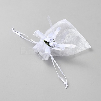 3D Flower Organza Drawstring Bags OP-WH2002-01A-01-1