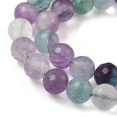 Natural Fluorite Beads Strands G-RM250101-S1-1