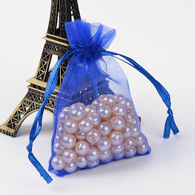 Organza Gift Bags with Drawstring X-OP-R016-7x9cm-10-1