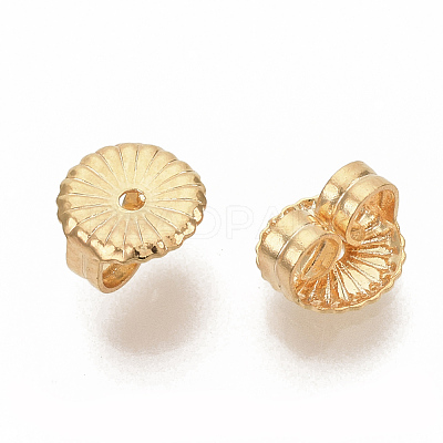 Brass Ear Nuts KK-T048-002GB-02-NF-1