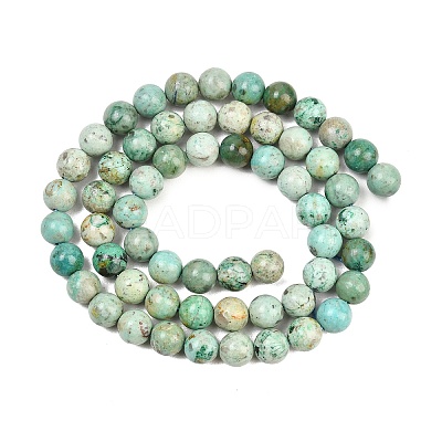 Natural Peruvian Turquoise(Jasper) Beads Strands G-F836-A02-6mm-1