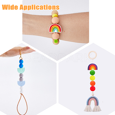 8 Style Food Grade Eco-Friendly Silicone Beads SIL-HY0001-19-1