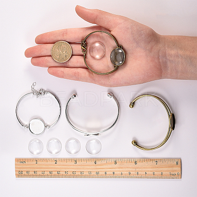 DIY Brass Bangle Makings DIY-SC0007-50-1