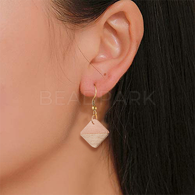 Resin & Wood Cabochons RESI-CJ0001-25-1