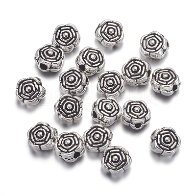 Tibetan Silver Spacer Beads LS-AB458-1
