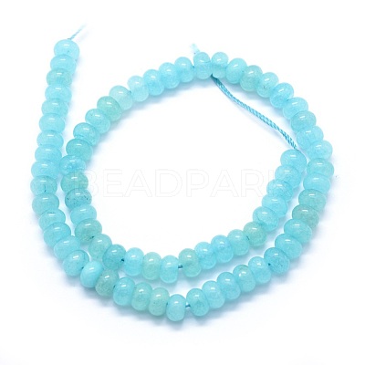 Natural White Jade Beads Strands G-E507-01-1