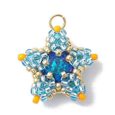 TOHO Seed Beads Pendants PALLOY-MZ00177-02-1