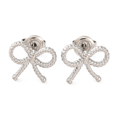 Non-Tarnish 304 Stainless Steel Stud Earrings EJEW-G395-20P-1