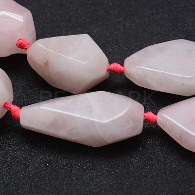 Natural Rose Quartz  Beads Strands G-F531-K06-1