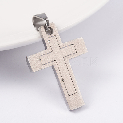 Tarnish Resistant 304 Stainless Steel Pendants X-STAS-K091-01P-1