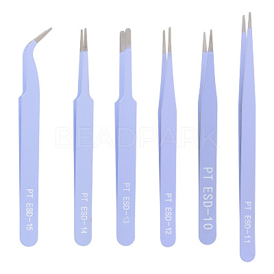 201 Stainless Steel Beading Tweezers Sets TOOL-TA0001-15A-1