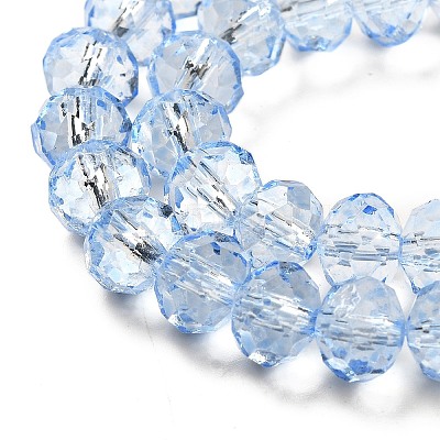 Transparent Baking Paint Glass Beads X1-DGLA-A034-T8mm-D13-1