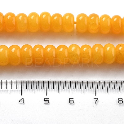 Natural White Jade Beads Strands G-E507-01V-1