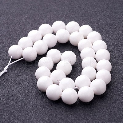Natural Mashan Jade Round Beads Strands X-G-D263-12mm-XS01-1
