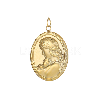 Religion 304 Stainless Steel Pendants STAS-OY005-72G-1