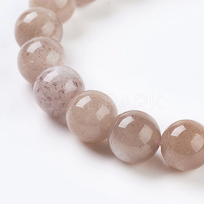Natural Sunstone Beads Strands X-G-G099-12mm-14-1