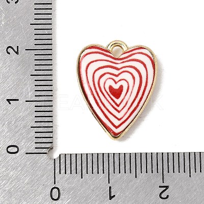 Printed Alloy Pendants ENAM-F160-07C-G-1