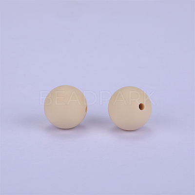 Round Silicone Focal Beads SI-JX0046A-88-1