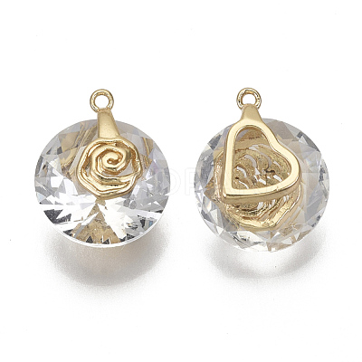Valentine's Day Glass Pendants X-GLAA-N038-003A-1