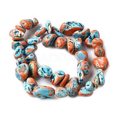 Dyed Natural Magnesite Beads Strands G-L617-A01-01-1