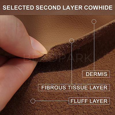 Cowhide Leather Labels AJEW-WH0386-0028-1