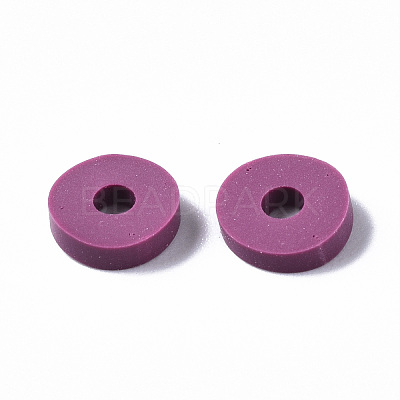 Handmade Polymer Clay Beads X-CLAY-Q251-6.0mm-B05-1