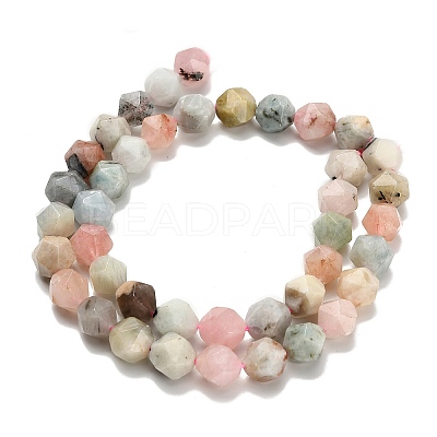 Natural Morganite Beads Strands G-H329-E03-10mm-02-1
